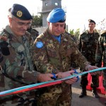 Inaugurazione check point LAF in Naqoura