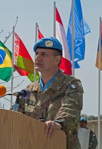 il Force Commander di UNIFIL, Generale di Divisione Paolo Serra