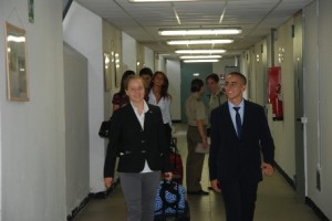 gli allievi della scuola militare teuliè al primo giorno di scuola