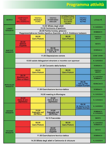 CaSTA 2015_calendario attività