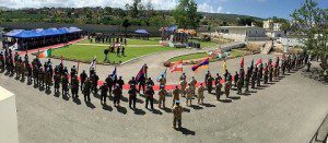 Peacekeepers Day_Reparti  schierati nel luogo della cerimonia presso il quartier generale di UNIFIL  in Naqoura