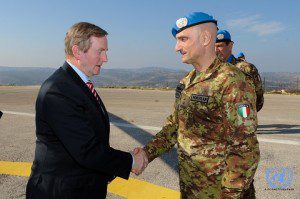 20151221_UNIFIL_ll Generale Portolano riceve il Ministro Irlandese