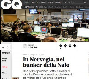 20151228_GQ Italia_bunker Nato in Norvegia_JWC