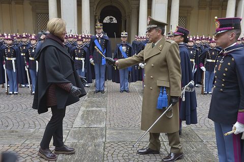 20160311_Accademia Militare Modena_Conferimento del titolo cadetto ad honorem al Ministro Pinotti