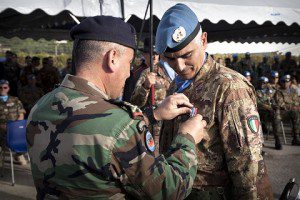 Onorificienza libanese al colonnello Quarto