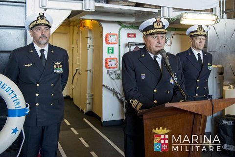 Mare Sicuro Cambio Al Comando Il Contrammiraglio Cottini Subentra Al Mare Sicuro Cambio Al Comando Il Contrammiraglio Cottini Subentra Al