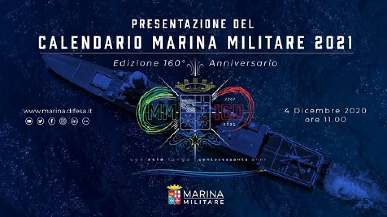 “Una scia lunga 160 anni” presentato il calendario 2021 della Marina
